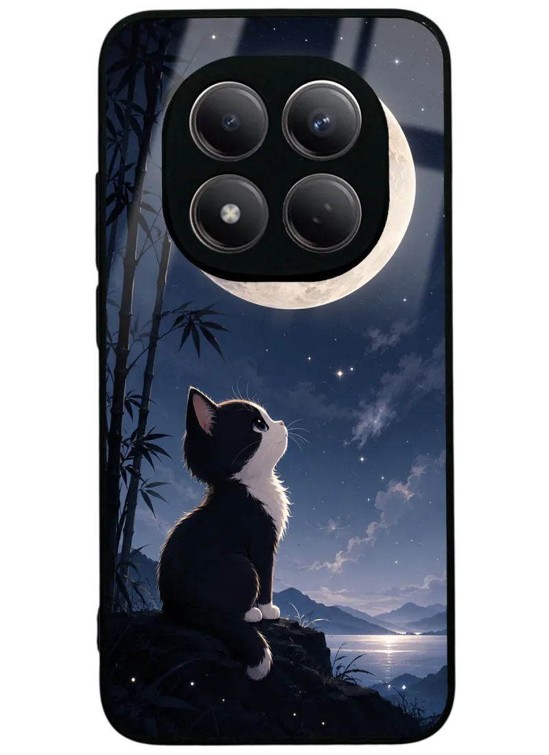 Moon Guardian Kitty Glossy Telefon Kılıfı