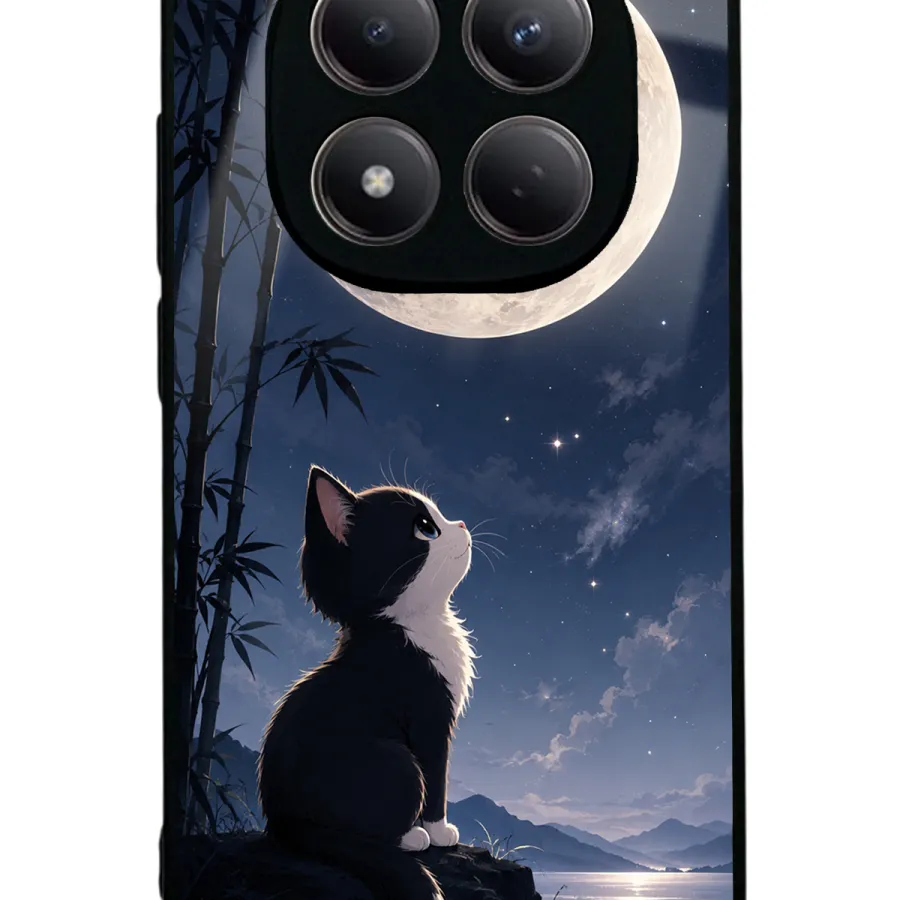 Moon Guardian Kitty Glossy Telefon Kılıfı