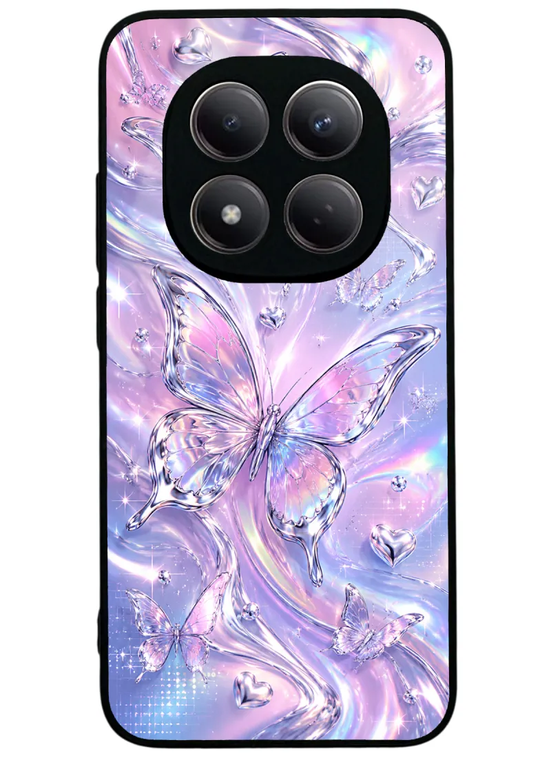 Iridescent Dream Butterfly Glossy Telefon Kılıfı