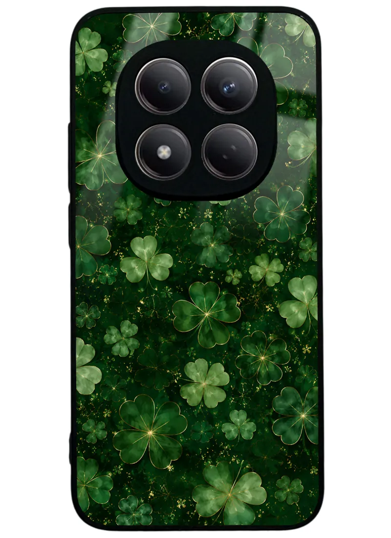 Emerald Lucky Clover Glossy Telefon Kılıfı Emerald Lucky Clover Glossy Telefon Kılıfı