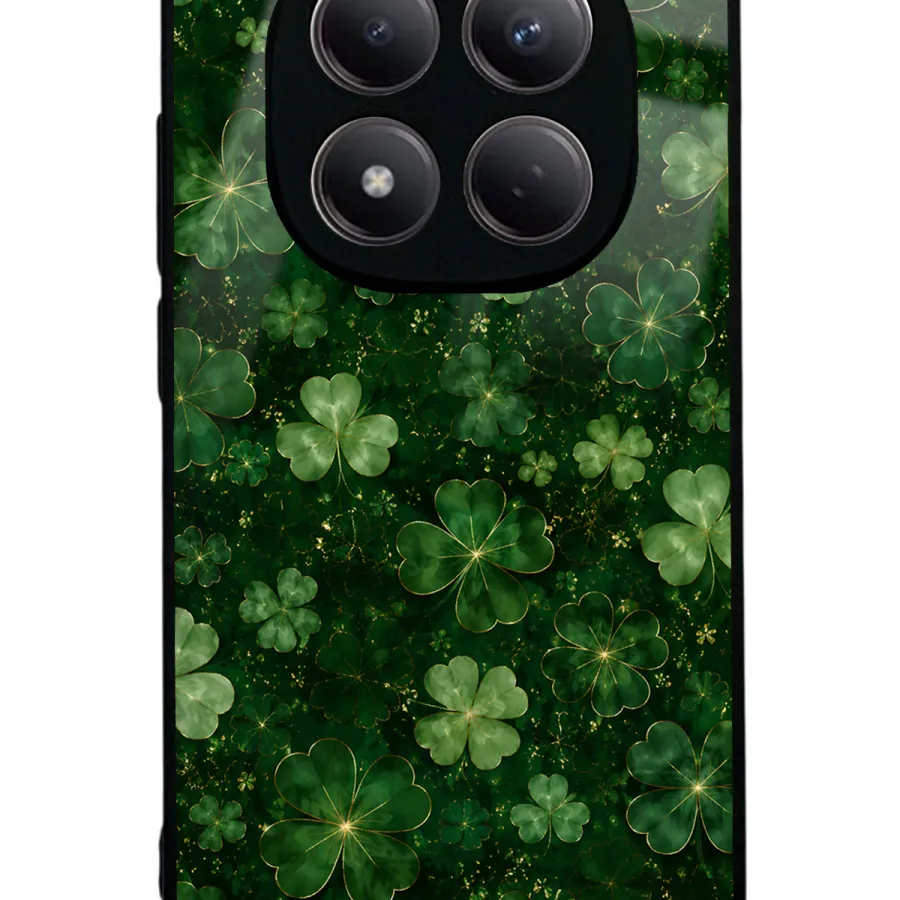 Emerald Lucky Clover Glossy Telefon Kılıfı Emerald Lucky Clover Glossy Telefon Kılıfı