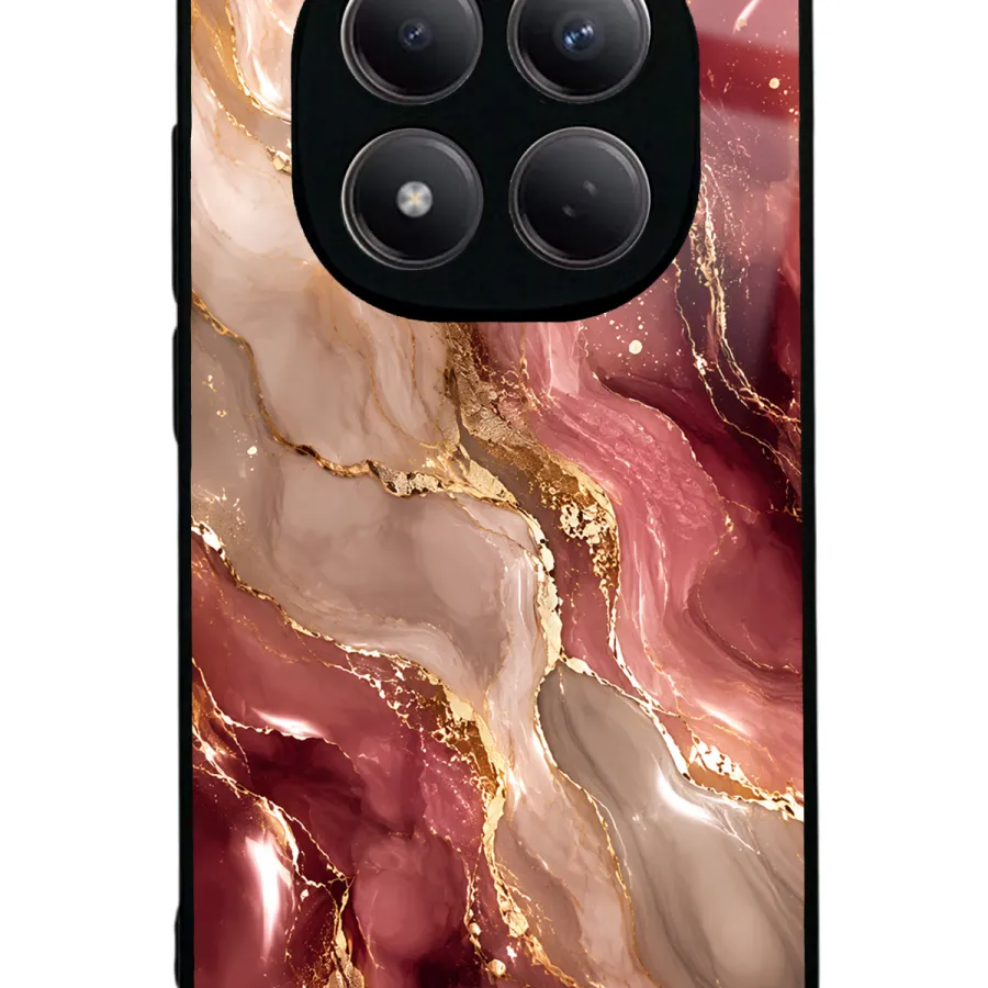 Burgundy Gold Marble Glossy Telefon Kılıfı Burgundy Gold Marble Glossy Telefon Kılıfı
