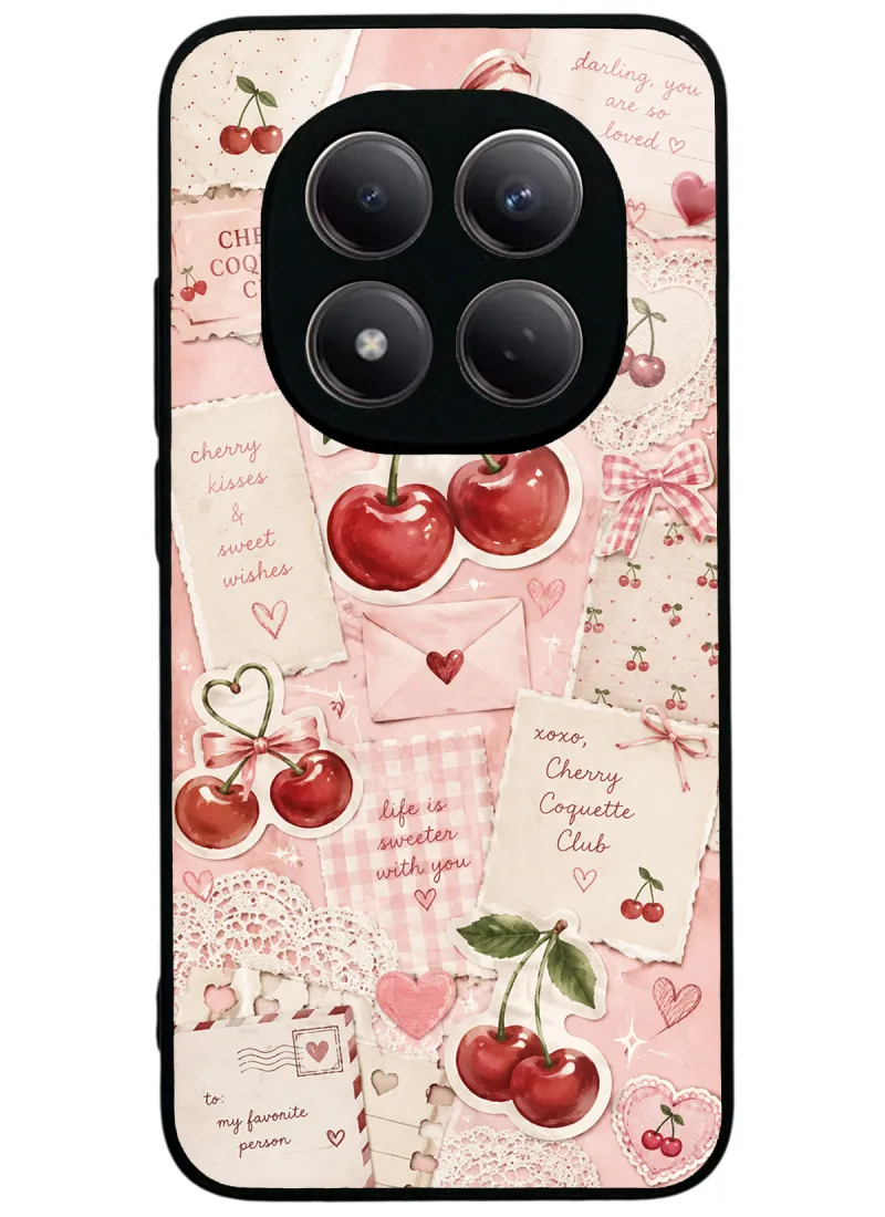 Cherry Love Letters Glossy Telefon Kılıfı Cherry Love Letters Glossy Telefon Kılıfı