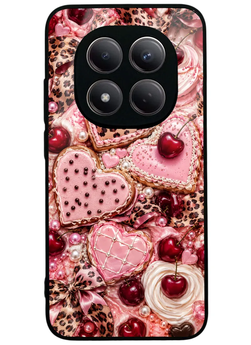 Cherry Leopard Sweetheart Glossy Telefon Kılıfı Cherry Leopard Sweetheart Glossy Telefon Kılıfı