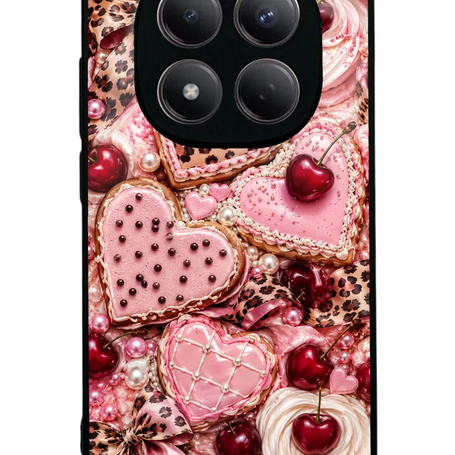 Cherry Leopard Sweetheart Glossy Telefon Kılıfı Cherry Leopard Sweetheart Glossy Telefon Kılıfı