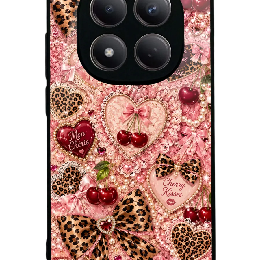 Wild Cherry Coquette Glossy Telefon Kılıfı Wild Cherry Coquette Glossy Telefon Kılıfı