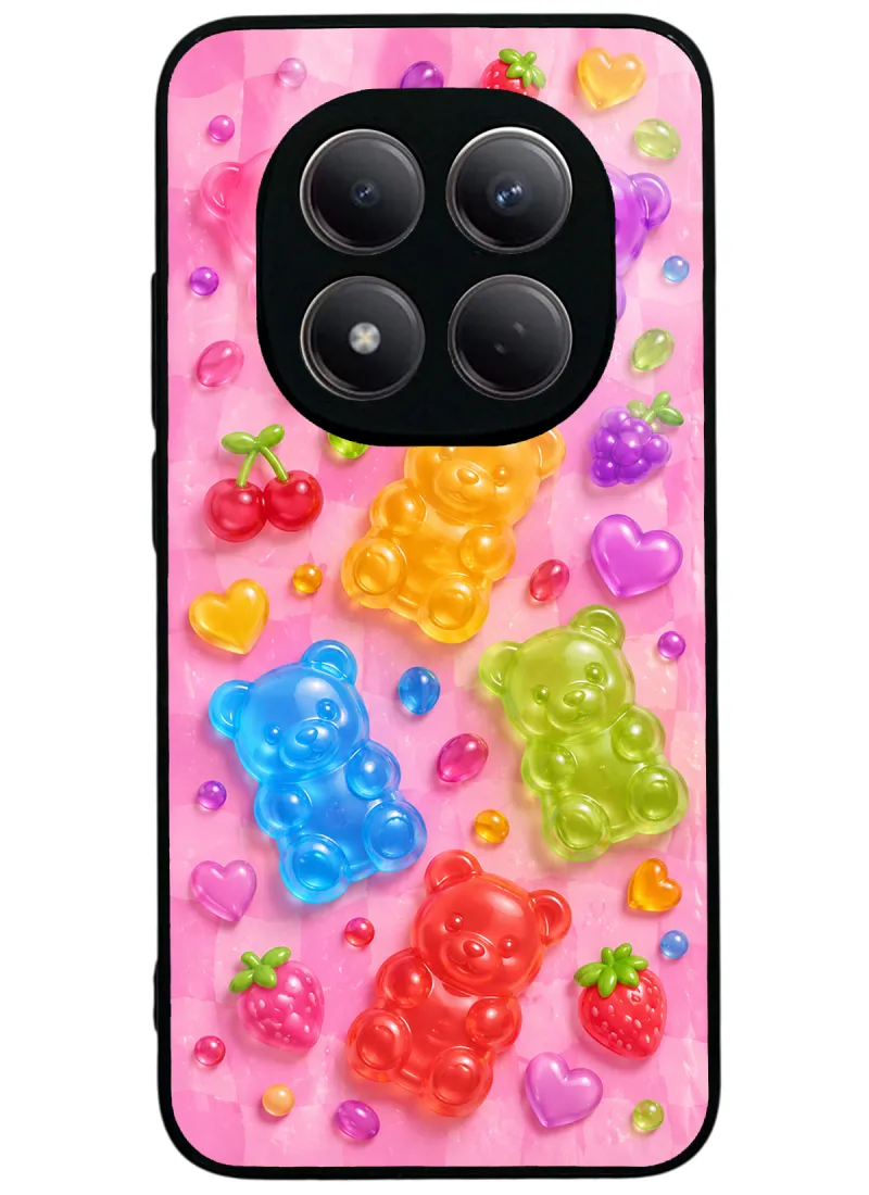 Candy Bear Fruits Glossy Telefon Kılıfı