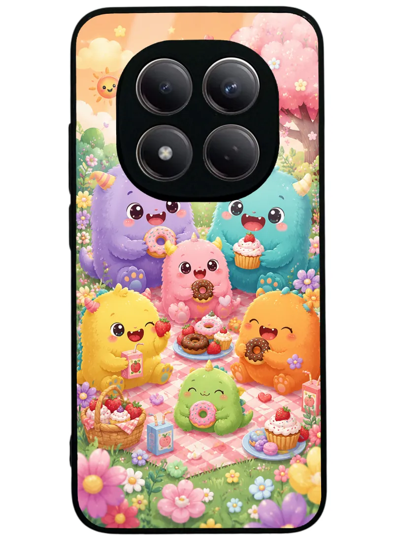 Monster Picnic Party Glossy Telefon Kılıfı Monster Picnic Party Glossy Telefon Kılıfı