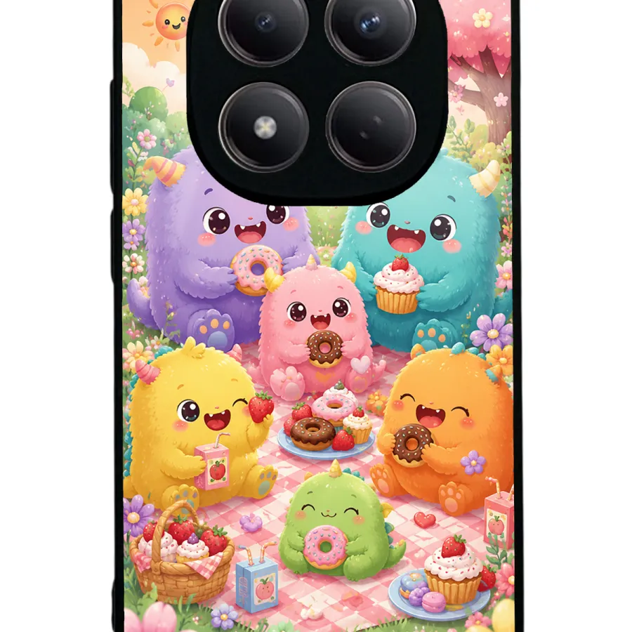 Monster Picnic Party Glossy Telefon Kılıfı Monster Picnic Party Glossy Telefon Kılıfı