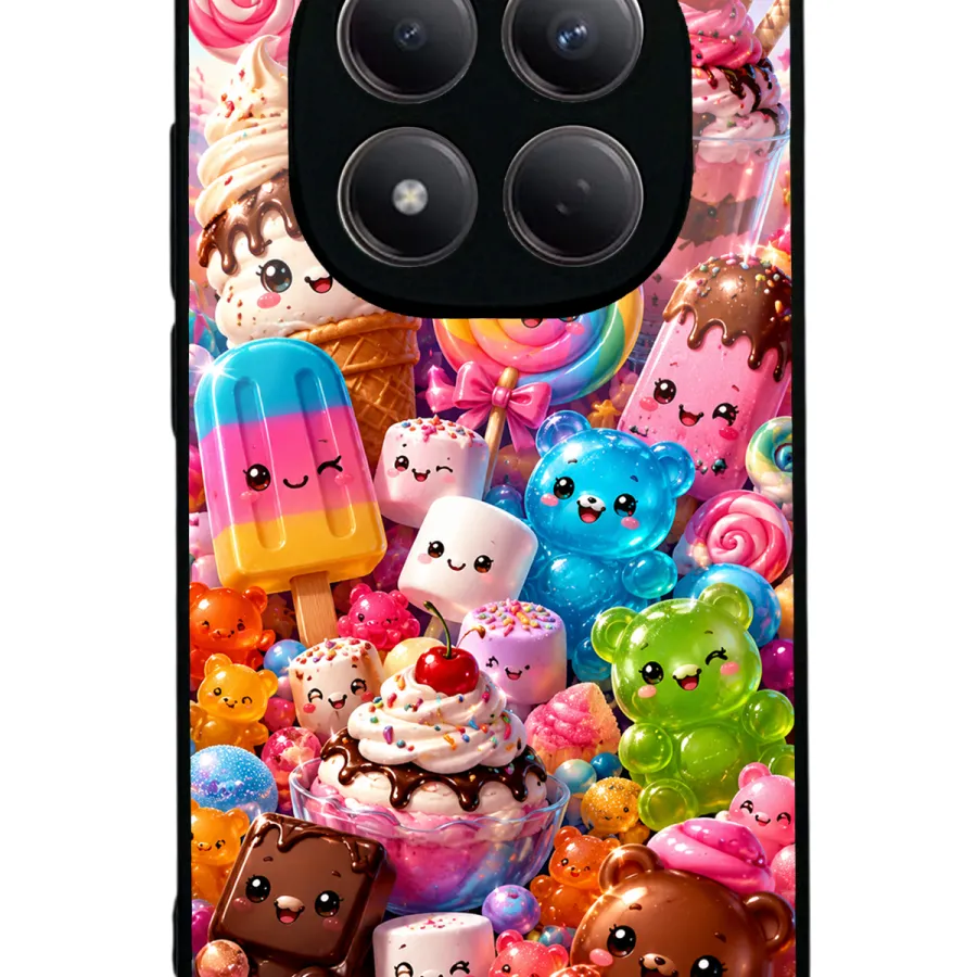 Kawaii Candy Party Glossy Telefon Kılıfı Kawaii Candy Party Glossy Telefon Kılıfı