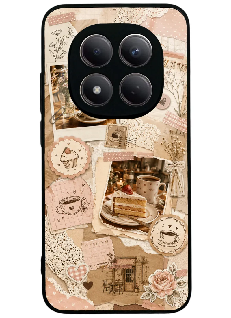 Café Love Letters Glossy Telefon Kılıfı
