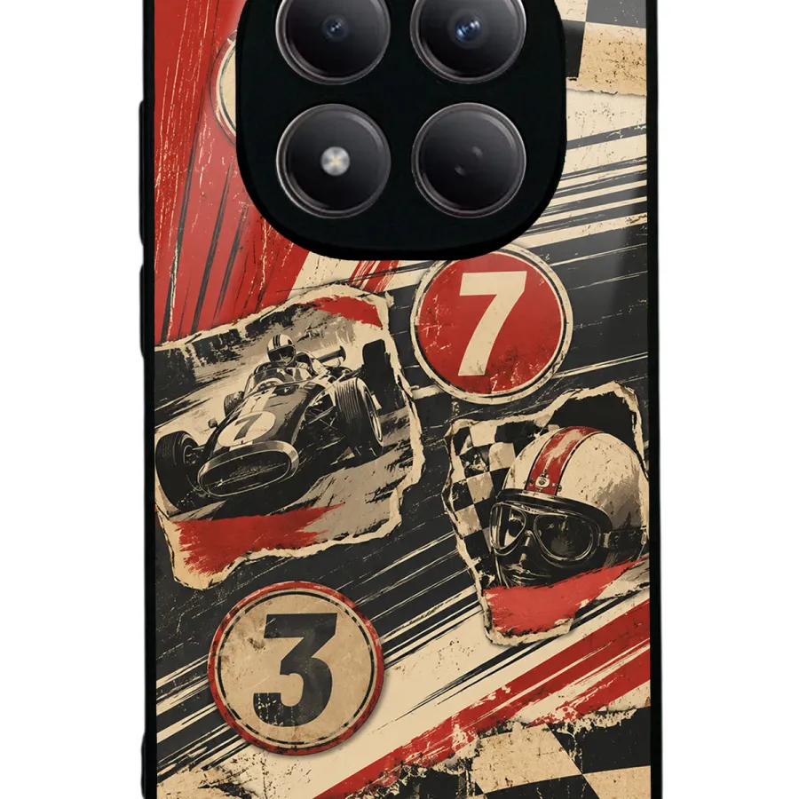 Retro Racing No. 7 Glossy Telefon Kılıfı Retro Racing No. 7 Glossy Telefon Kılıfı