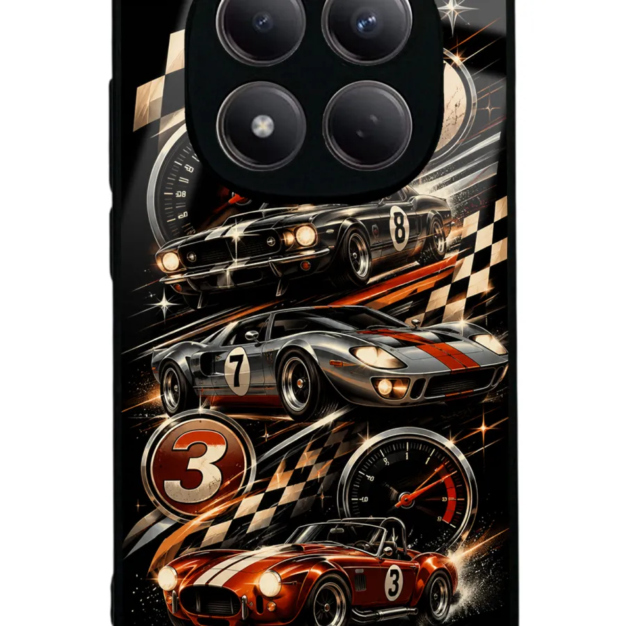 Retro Speed Icons Glossy Telefon Kılıfı Retro Speed Icons Glossy Telefon Kılıfı