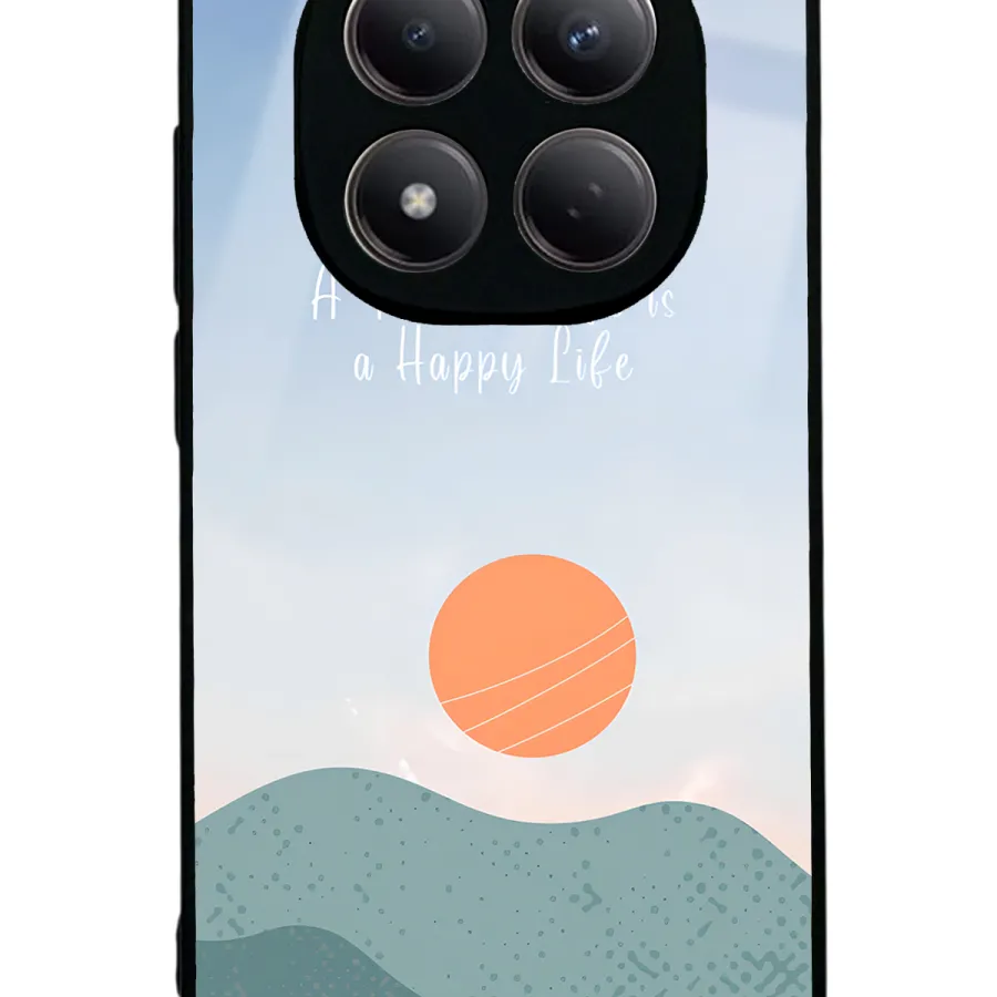 Happy Life Glossy Telefon Kılıfı