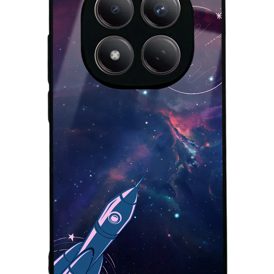 Space Rocket Glossy Telefon Kılıfı Space Rocket Glossy Telefon Kılıfı