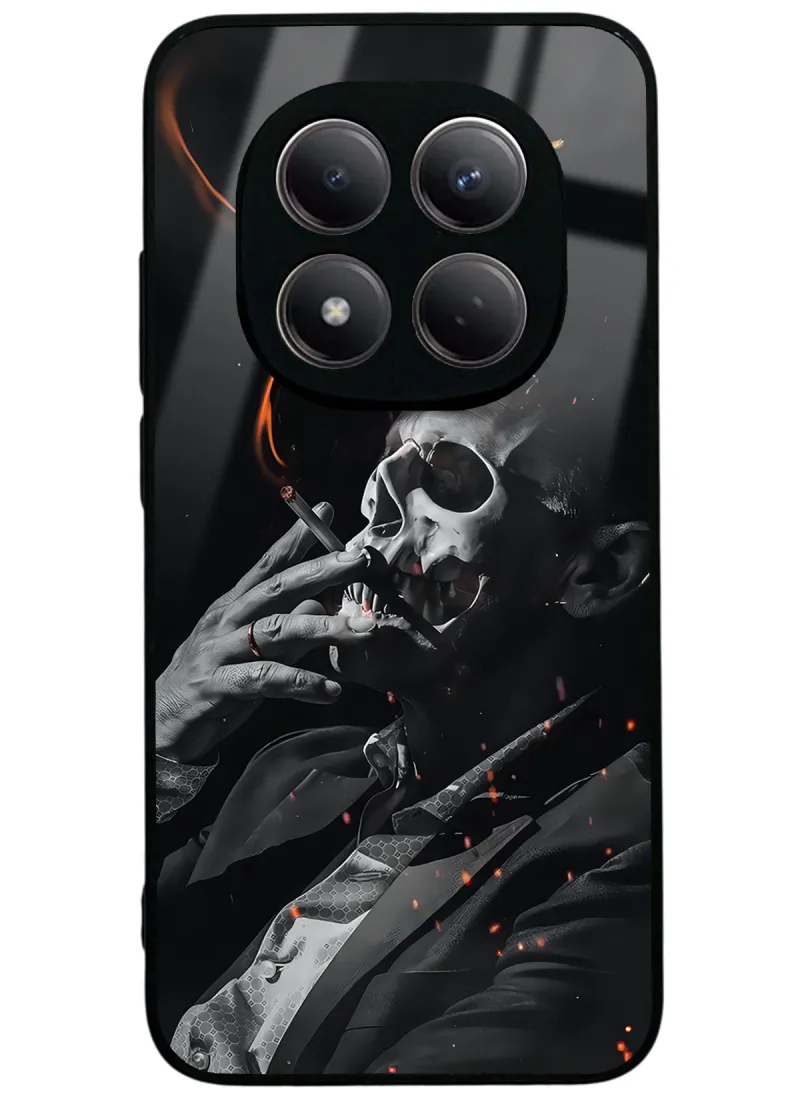 Smoke Skull Glossy Telefon Kılıfı