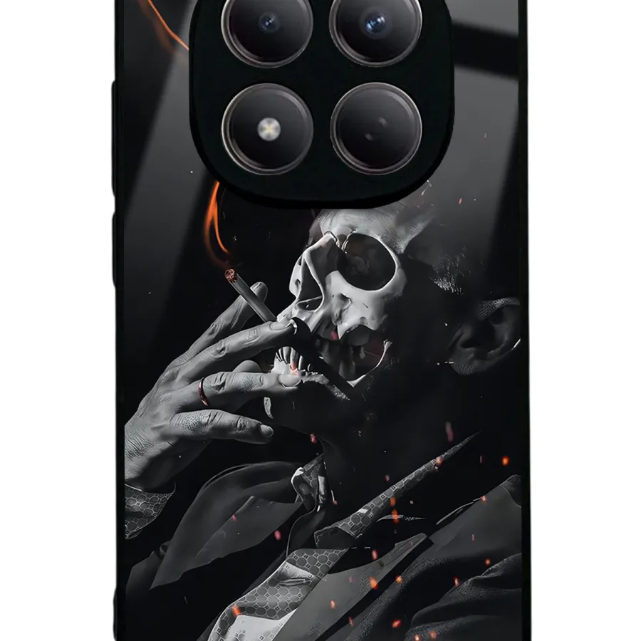 Smoke Skull Glossy Telefon Kılıfı