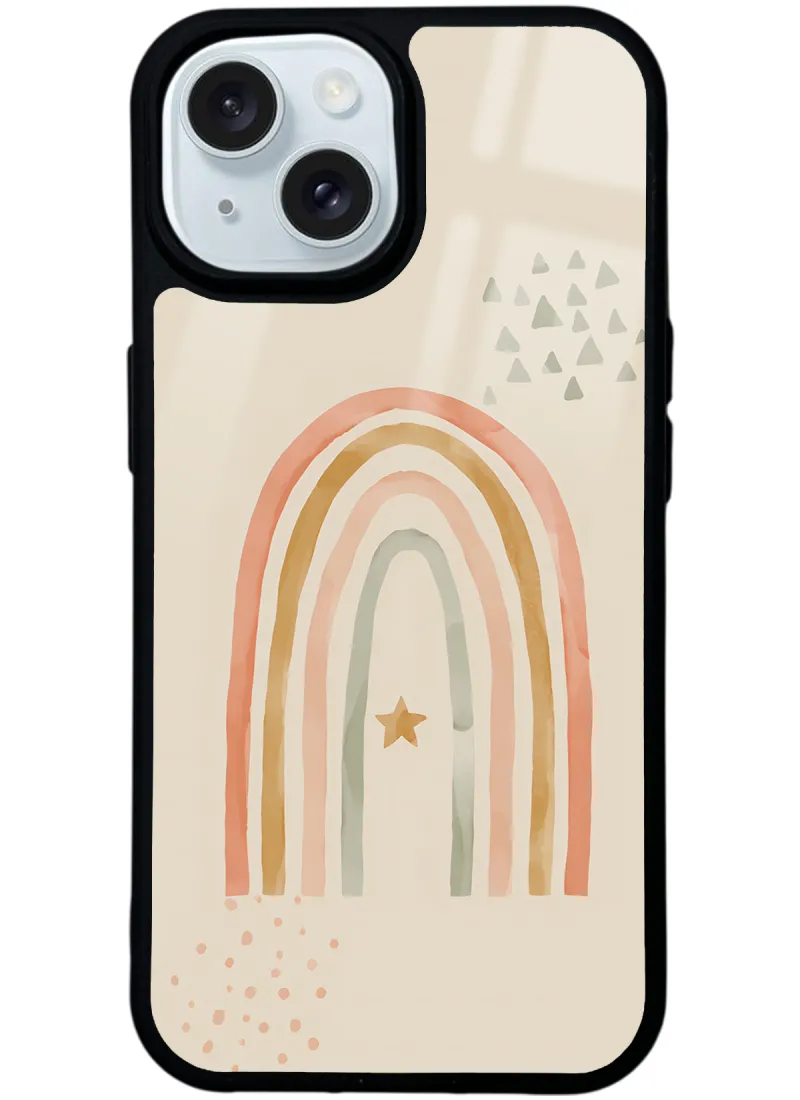 Suluboya Art Tasarımlı Glossy Telefon Kılıfı