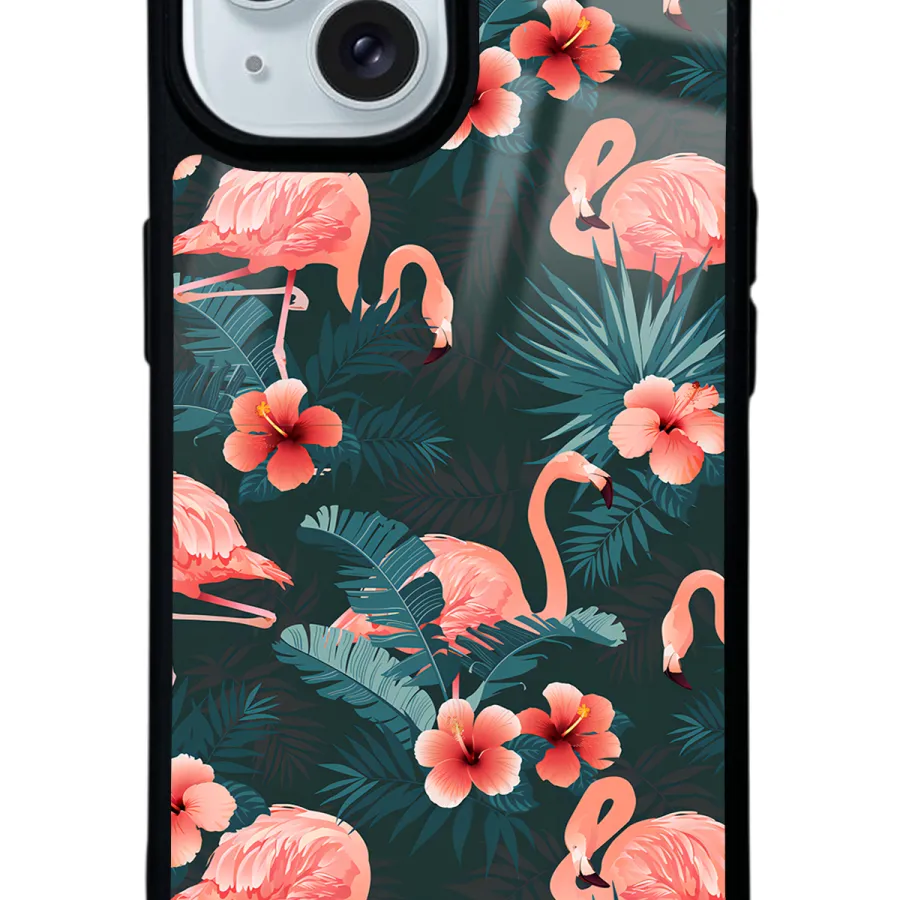 Flamingo Leaf Glossy Telefon Kılıfı Flamingo Leaf Glossy Telefon Kılıfı
