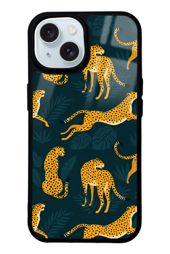 Leaf Leopar Glossy Telefon Kılıfı