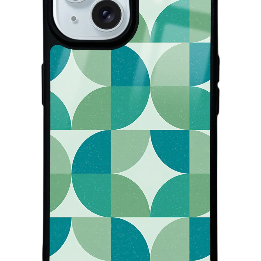 Retro Green Duvar Kağıdı Glossy Telefon Kılıfı Retro Green Duvar Kağıdı Glossy Telefon Kılıfı