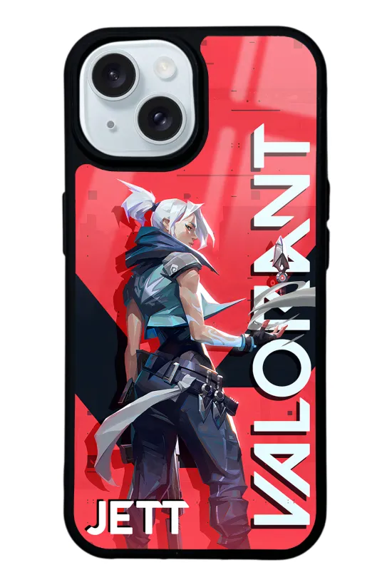 Valorant Jett Glossy Telefon Kılıfı