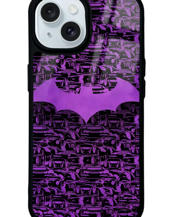 Lila Batman Glossy Telefon Kılıfı