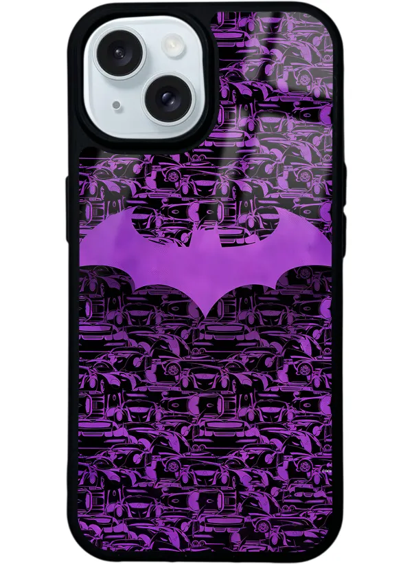 Lila Batman Glossy Telefon Kılıfı