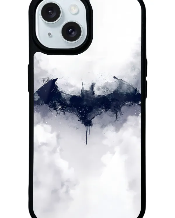 Beyaz Batman Glossy Telefon Kılıfı