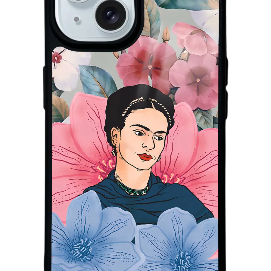 Flowers Frida Kahlo Glossy Telefon Kılıfı Flowers Frida Kahlo Glossy Telefon Kılıfı