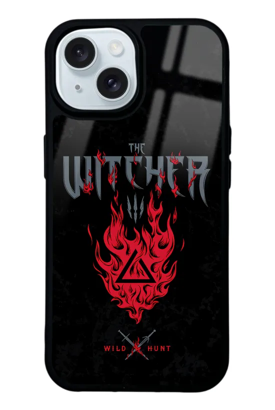 Witcher 3 Fire Glossy Telefon Kılıfı