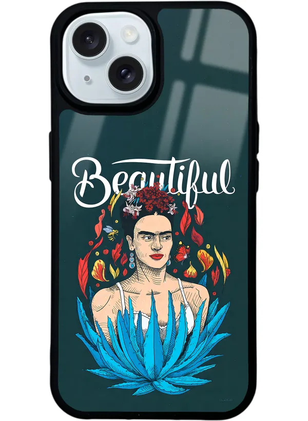 Beautiful Frida Kahlo Glossy Telefon Kılıfı