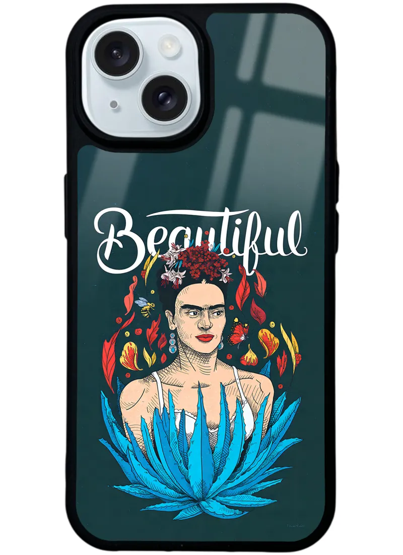 Beautiful Frida Kahlo Glossy Telefon Kılıfı Beautiful Frida Kahlo Glossy Telefon Kılıfı