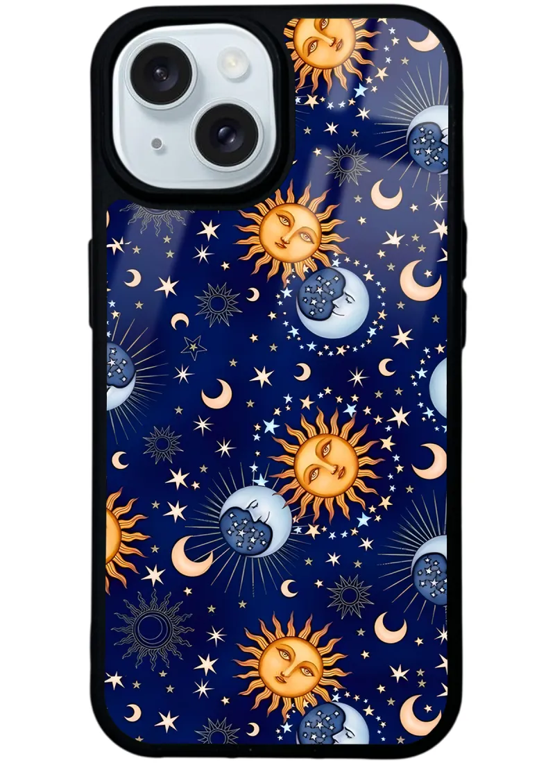 Ay Güneş Pijama Glossy Telefon Kılıfı