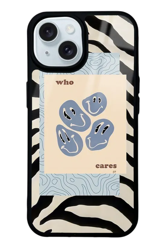 Zebra Emoji Glossy Telefon Kılıfı