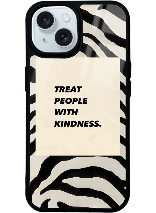 Zebra Motto Glossy Telefon Kılıfı