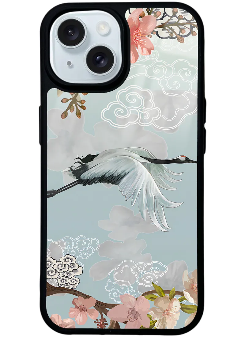 Suluboya Leylek Glossy Telefon Kılıfı