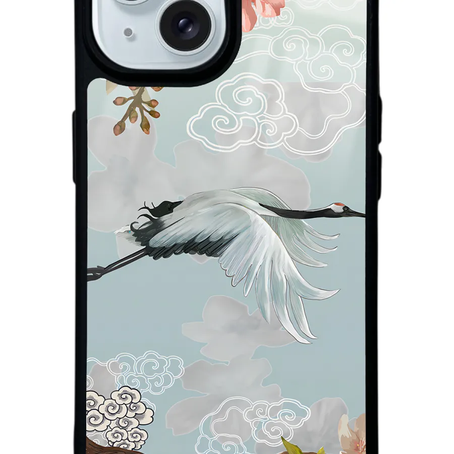 Suluboya Leylek Glossy Telefon Kılıfı