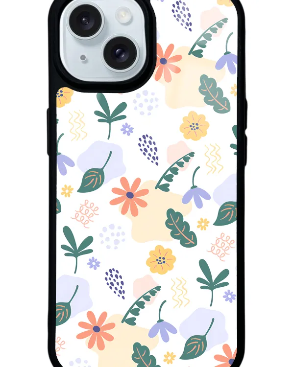 Minik Çiçekler Glossy Telefon Kılıfı