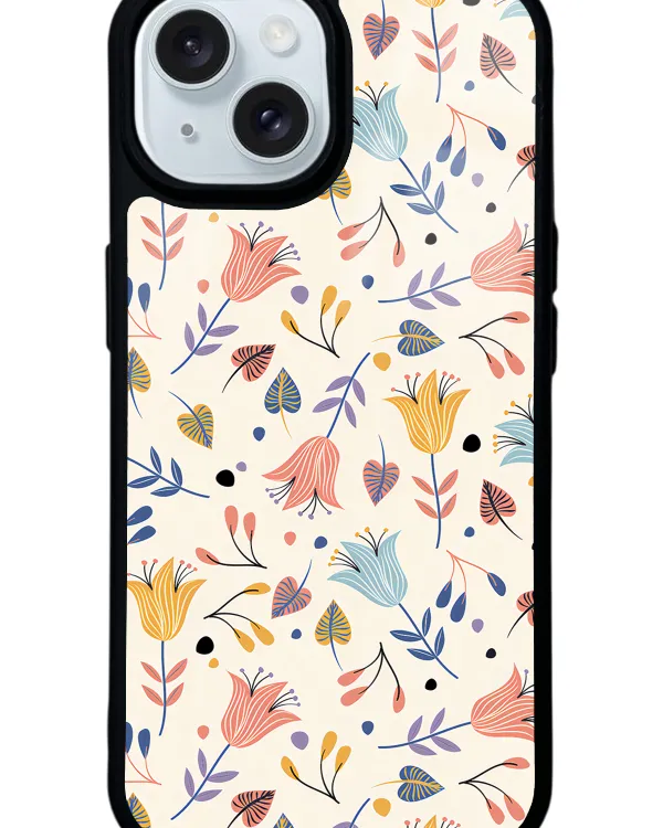 Beyaz Bindanlı Glossy Telefon Kılıfı