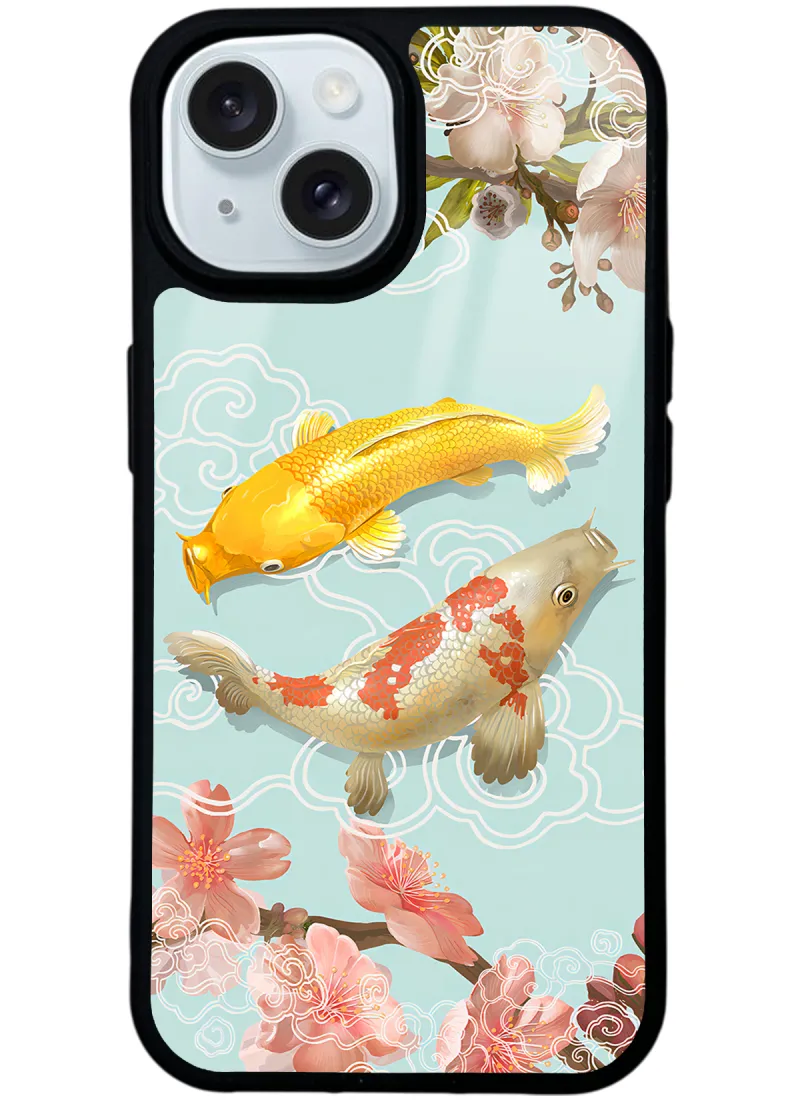 Koi Balığı Glossy Telefon Kılıfı Koi Balığı Glossy Telefon Kılıfı