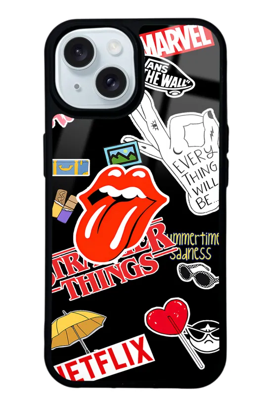 Sticker Glossy Telefon Kılıfı