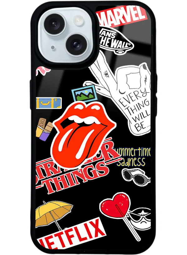 Sticker Glossy Telefon Kılıfı