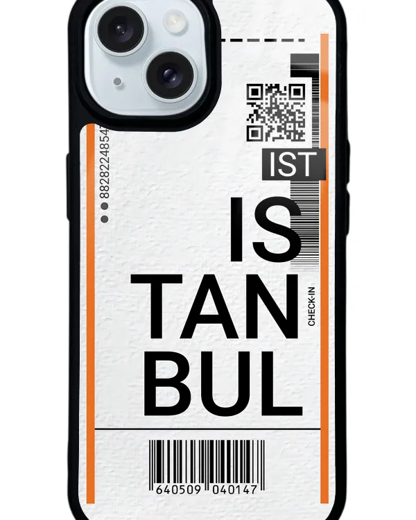 Bilet Tasarımlı Glossy Telefon Kılıfı