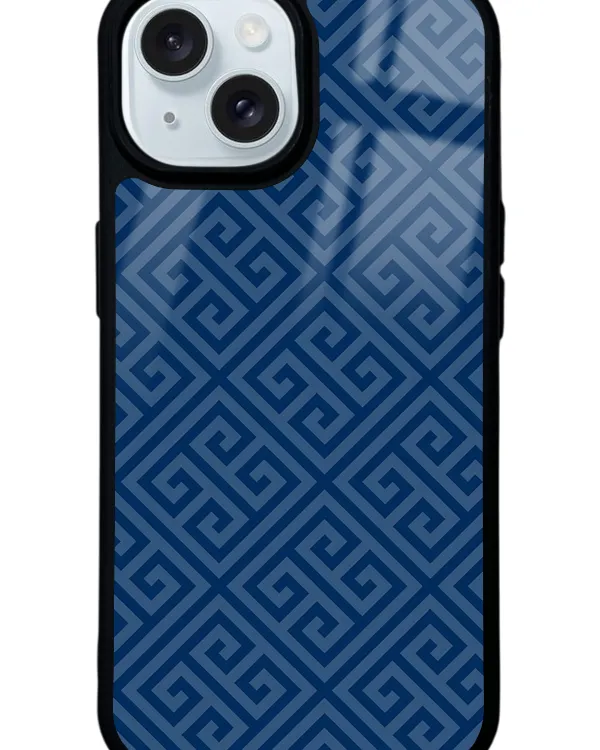 Blue motif Glossy Telefon Kılıfı