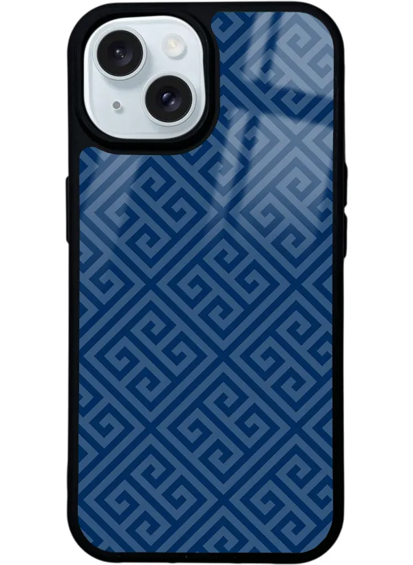 Blue motif Glossy Telefon Kılıfı