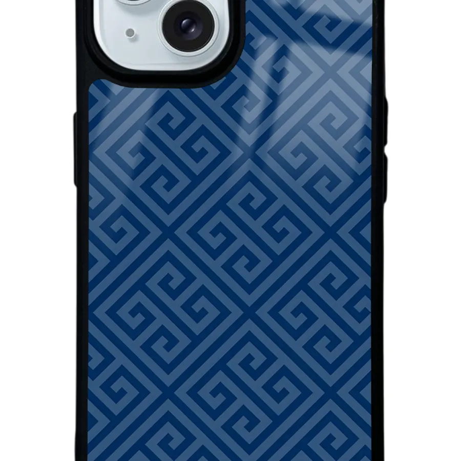 Blue motif Glossy Telefon Kılıfı