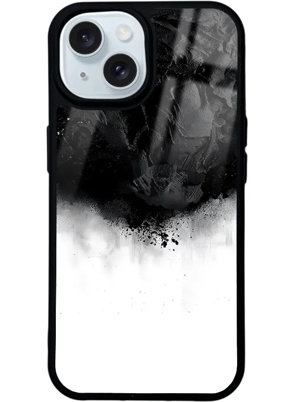 Siyah duman Glossy Telefon Kılıfı