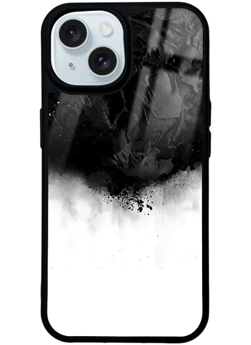 Siyah duman Glossy Telefon Kılıfı Siyah duman Glossy Telefon Kılıfı