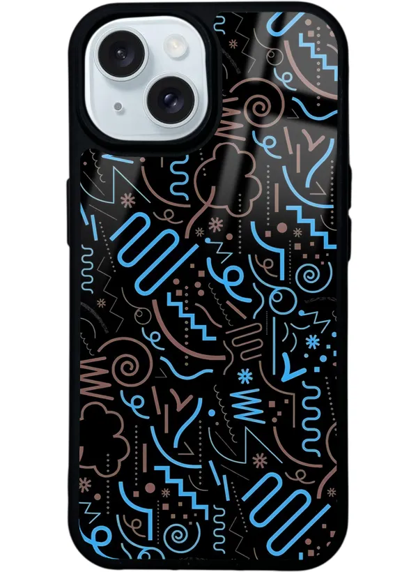 Geometrik Glossy Telefon Kılıfı